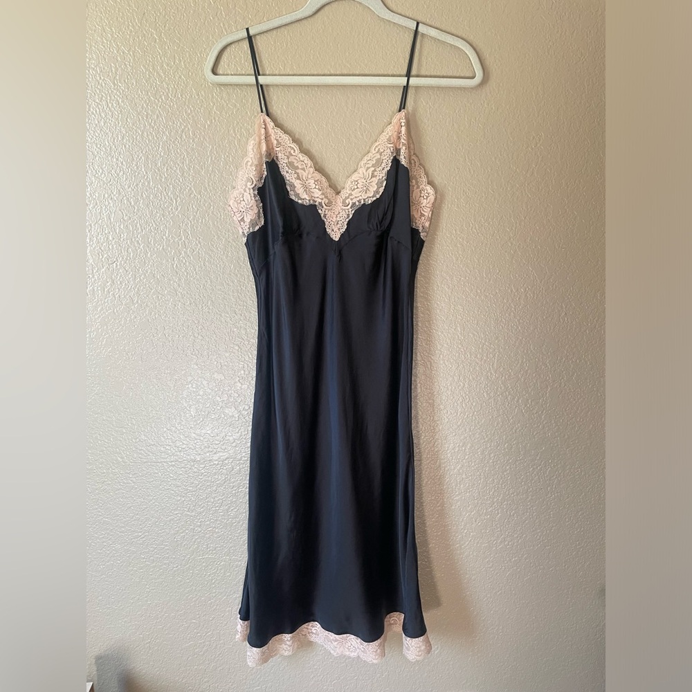Vintage Victoria’s Secret 100% silk and lace slip